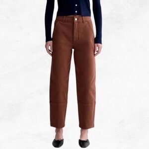 Everlane Utility Barrel Pants- Rosewood